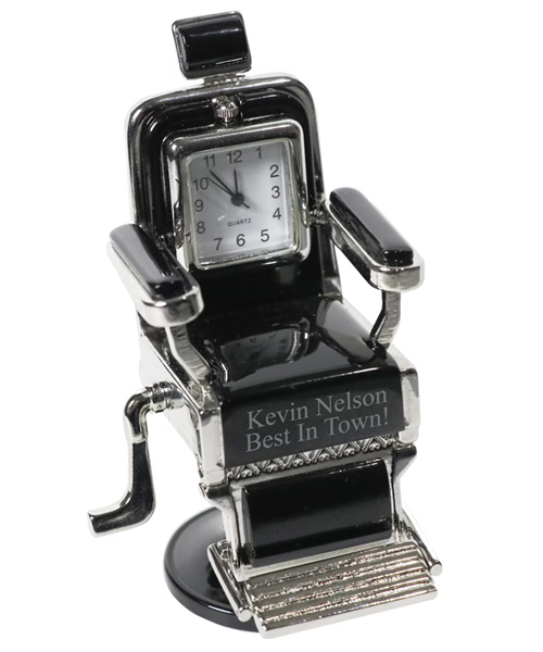 Mini-Profi-Salon Stuhl Uhr